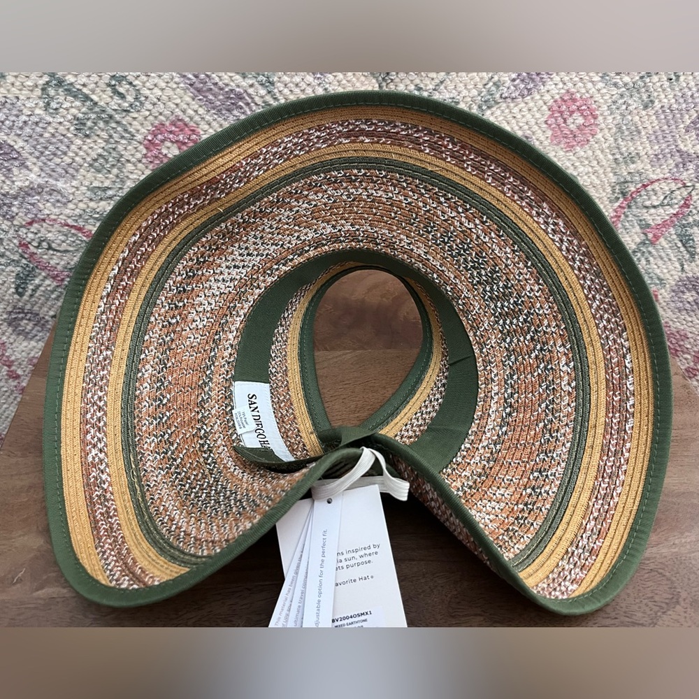 Anthropologie San Diego Hat Co. Ultrabraid Visor - Picture 8 of 14